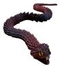 3D Printed Snake Toy Articulated Snake with Openable Mouth And Retractable Teeth Flexible Fidget Snake Toy for Adults Kids
