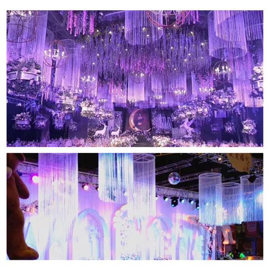 Yousheng Glitter Door Wartain с серебряной лентой, гибкая блестящая кисточка, Flash Line, занавеска для балкона