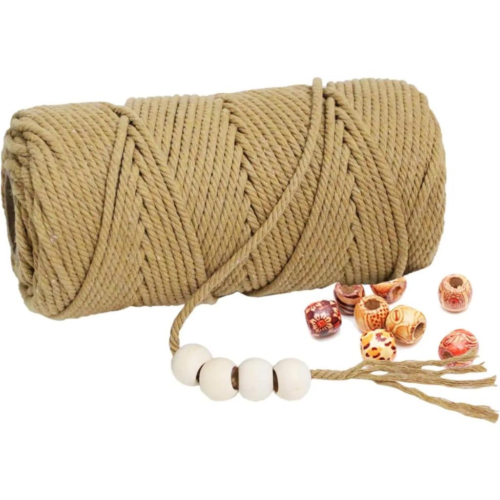 Шнур макраме 4 мм 100 м, хлопковая веревка, веревка, поделки, сделай сам, цветная нить, витой шпагат, ручное шитье, домашнее свадебное украшение