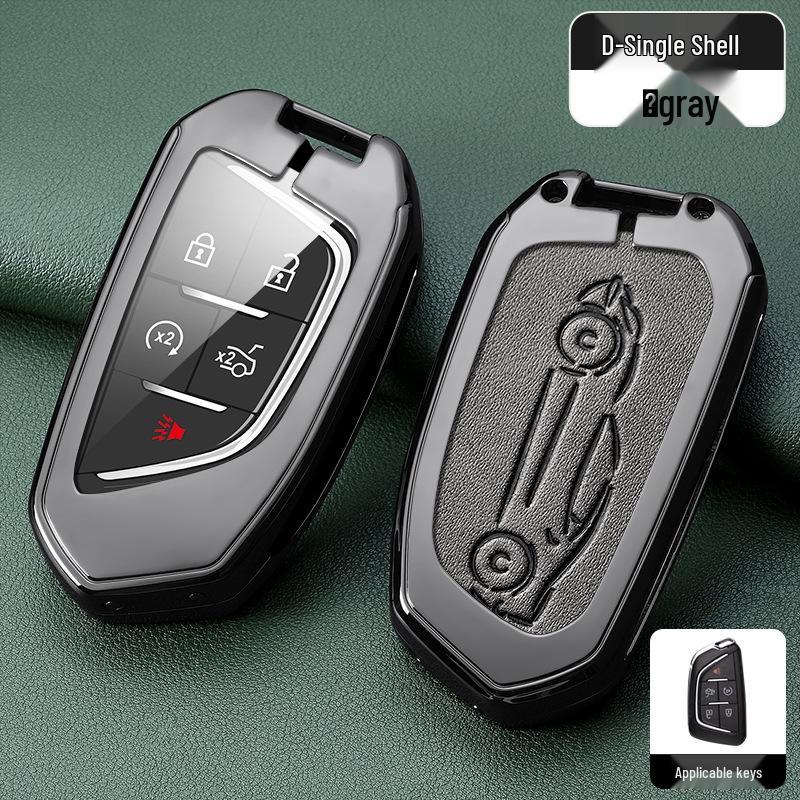 Премиальный металлический чехол для ключа Cadillac XT5, CT5, XT4, XT6, CT6, XTS, ATSL, CT4