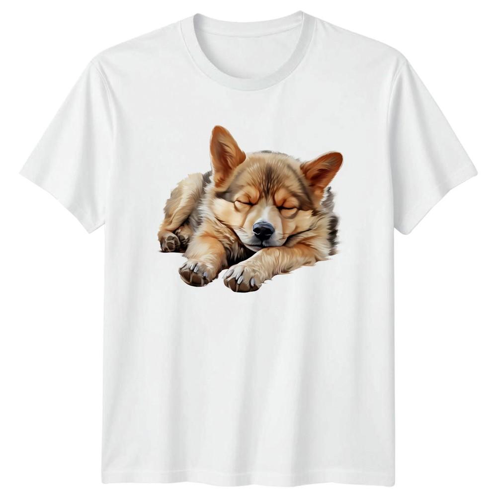 Sleeping Corgi Dog Animals Dogs Unisexs TShirt Unisexs Tee Graphic Unisex Top