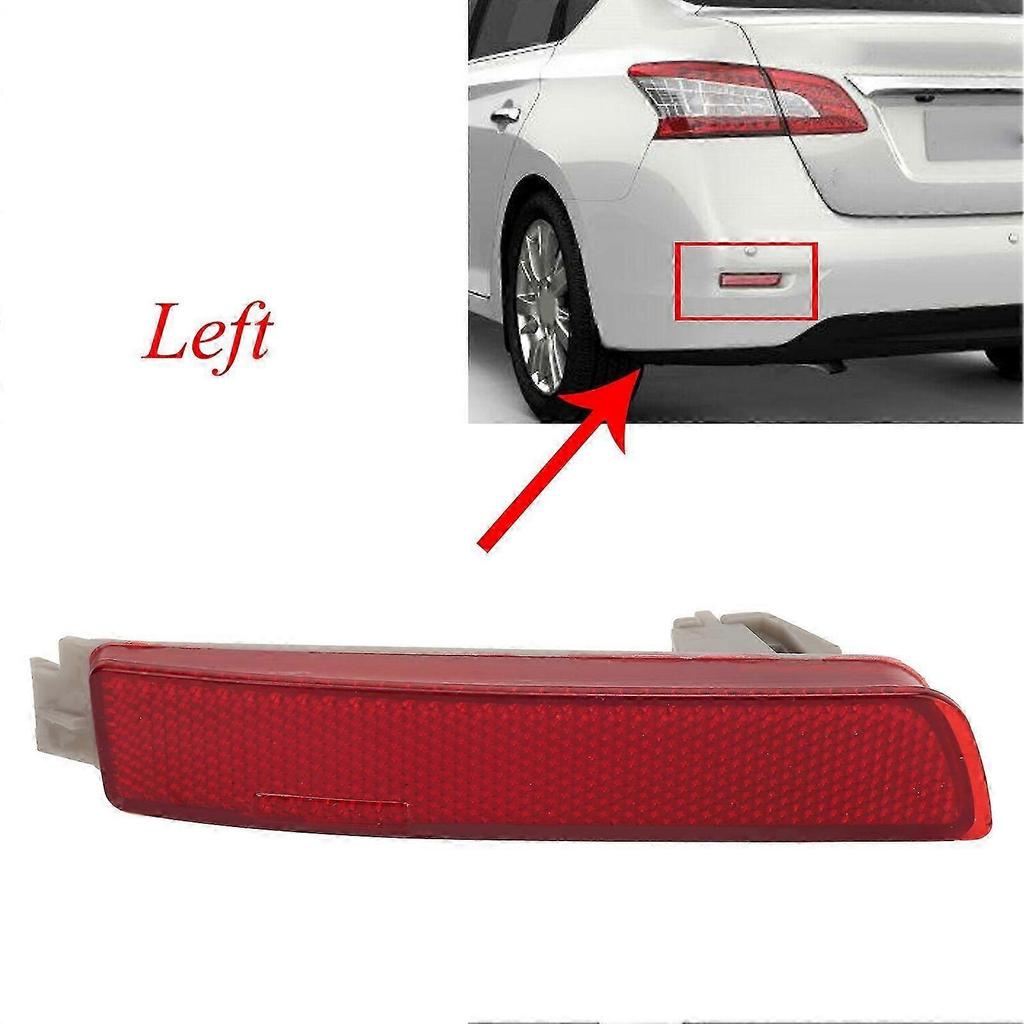 Rear Bumper Reflector Case ABS Side Bumper Marker Reflector for Kicks Sentra Juke Quest Murano Versa Left 26565 5C000