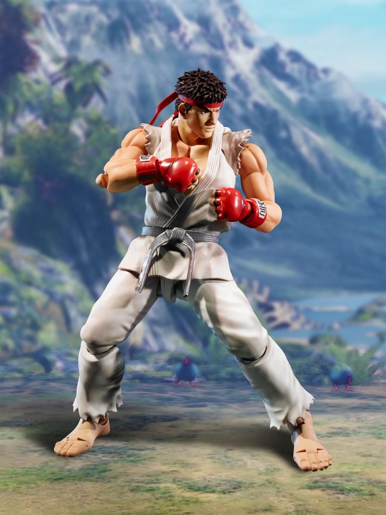 TAMASHII NATIONS Street Fighter Ryu примерно 150 мм окрашенная подвижная фигурка SHFiguarts ABS&PVC