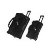 LOT OF 2 BLACK BEAUJOLAIS ROLLER BAGS