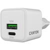 Canyon Ładowarka Sieciowa Cu20Ac Gan 20W 1Xpd 1Xqc Eu Biała