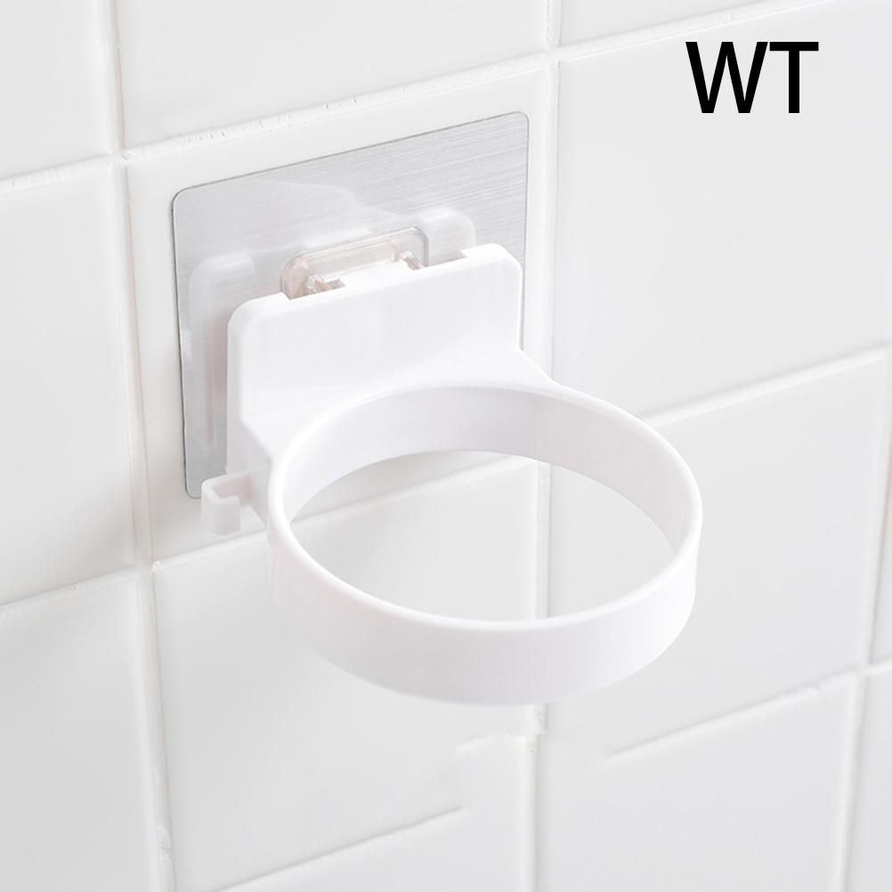 Простой настенный держатель для фена для ванной комнаты, настенный подвесной держатель, стойка для хранения, органайзер для фена для унитаза из АБС-пластика