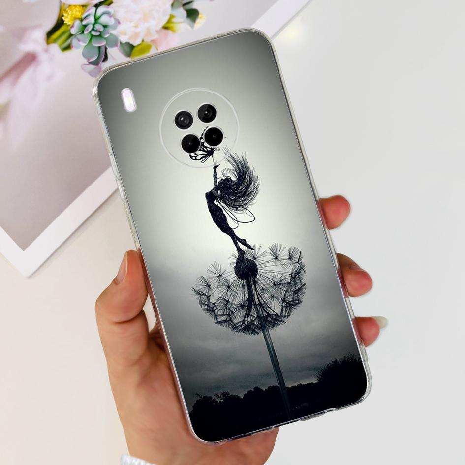 Чехол для Huawei Y9a Чехол-обложка Для Huawei FRL-22 FRL-23 FRL-L22 FRL-L23 Nova Y9a Чехол для телефона Мягкий силикон Прозрачная защита Funda Capa