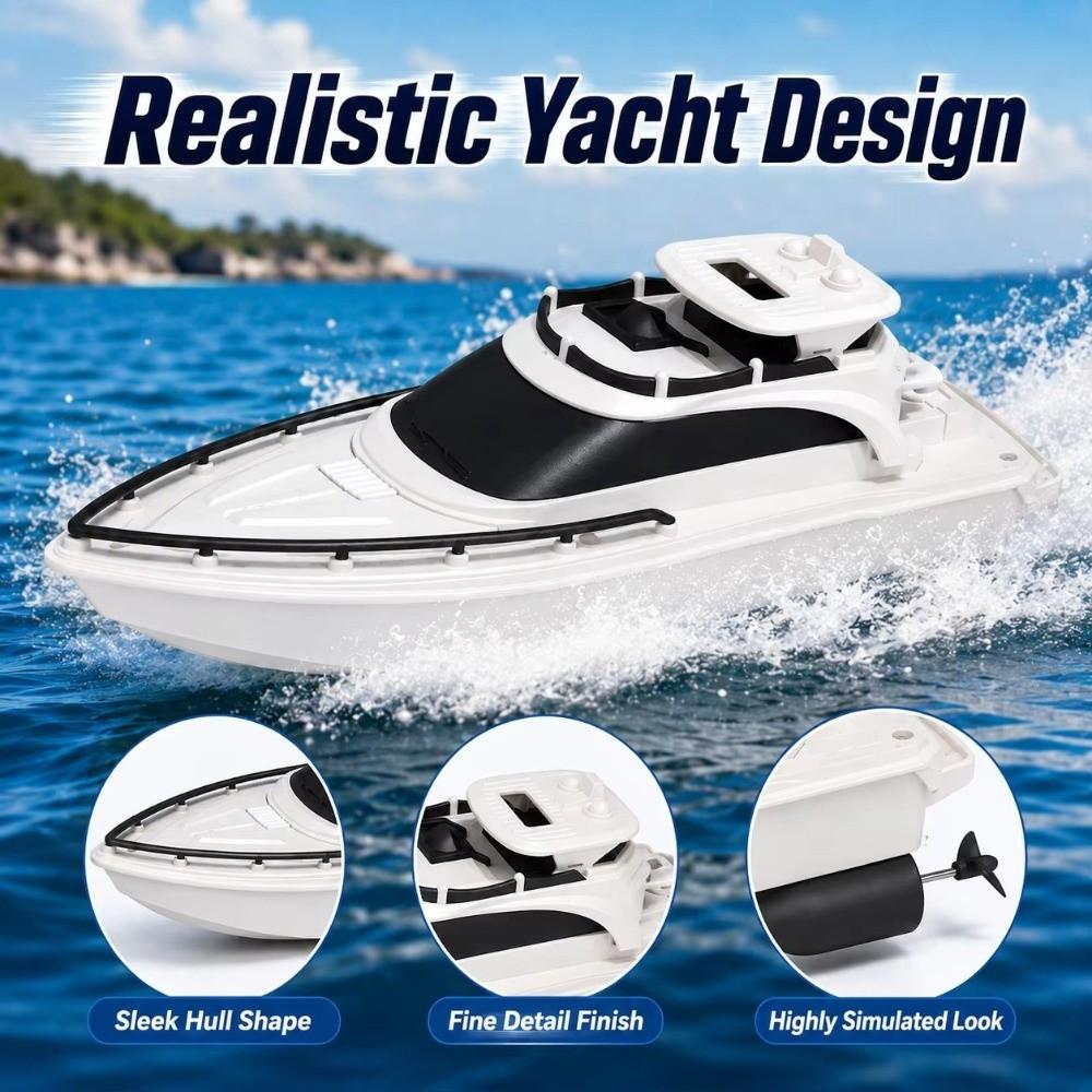 Electric Remote Control Boat High Speed RC Boat Toy Racing Speedboat Summer Water Pool