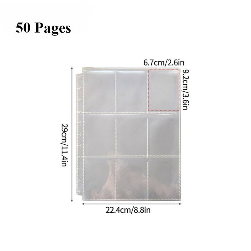 Альбом на 9 ячеек для фотокарточек K-pop, книга для коллекционирования карт, страницы для альбомов на 1030 штук, альбом для фотокарточек, K-pop стафф