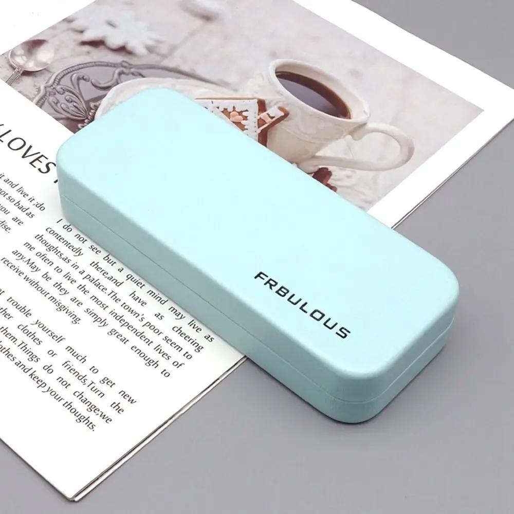 Корейский Простой Футляр для Очков Хранение Солнцезащитных Очков Высококачественный Однотонный Футляр для Хранения Очков для Студентов Мальчиков и Девочек