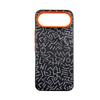 Plain Leather Graffiti Painting Case for Honor 500 Pro, Huawei Magic 8 Pro 7 RSR Magnetic Wireless Charging Metal Lens Cover