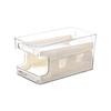 Refrigerator Storage Box Double Shelf Clear Cola Beer Can Storage Box
