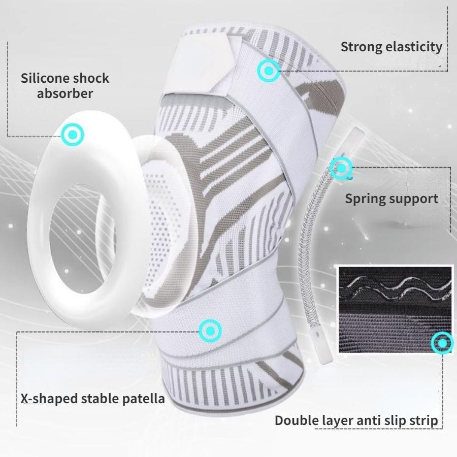 Спортивная наколенница для баскетбола, профессиональное оборудование, футбольная женская защита мениска для бега