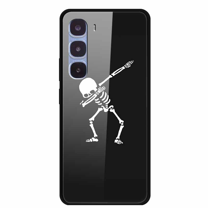 Роскошный Чехол для Infinix Hot 60 Pro X6885 Закаленное Стекло Чехол для Телефона Infinix Hot 60 Pro Модный Животный Защитный Funda