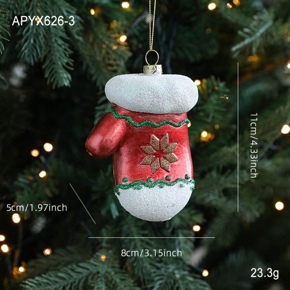 Plastic Christmas Ornaments Cute Christmas Tree Hanging Ornaments Home Party Decor