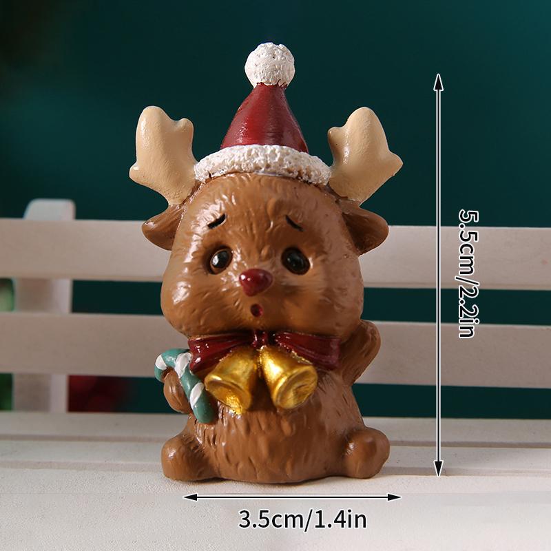Christmas Decorations Desk Accessories Cute Santa Claus Christmas Tree Ornaments Party Photo Props Christmas Figures
