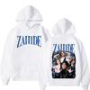Zahide Merch Double-sided Printed Hoodie Men's Fashion Hip-hop Pullover Autumn and Winter Retro Loose Adult Style Top Y2K