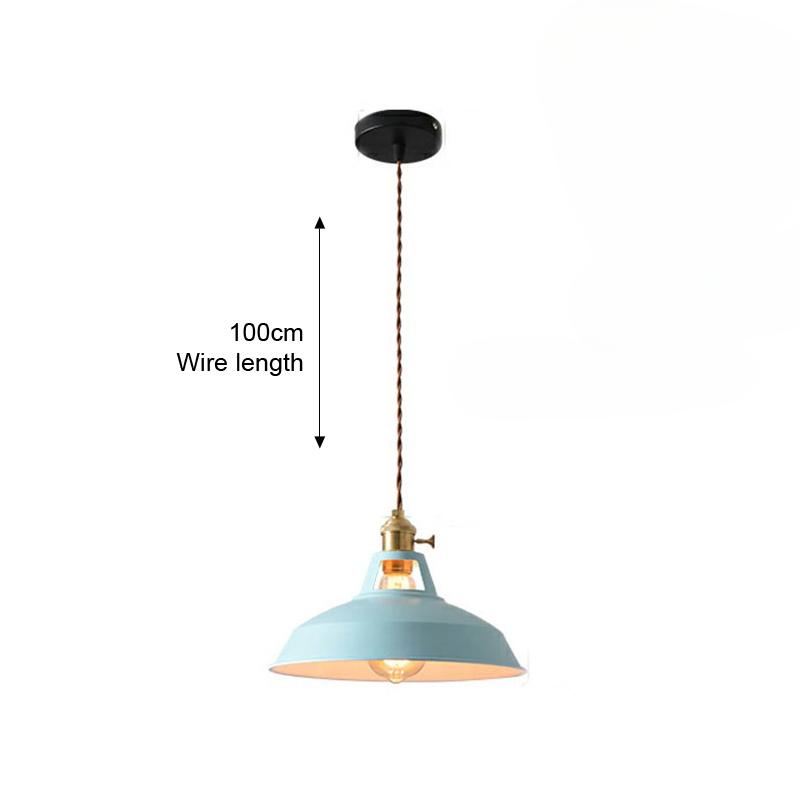 Люстра Macaron в скандинавском стиле, современная светодиодная лампа для обеденного стола, бара, кафе, спальни, абажур из нескольких цветов по желанию