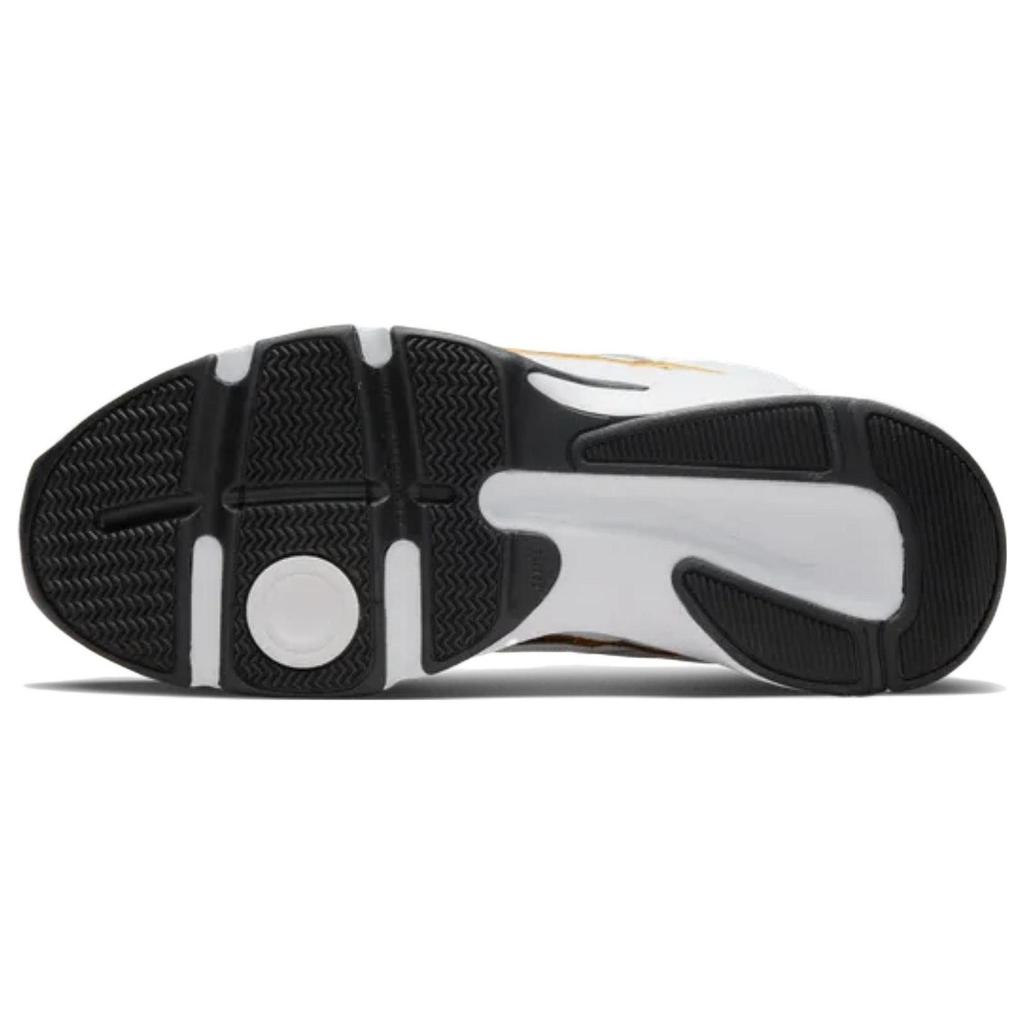 Nike Defy All Day White Black Gold Unisex Sneakers Gold-Suede DJ1196-103