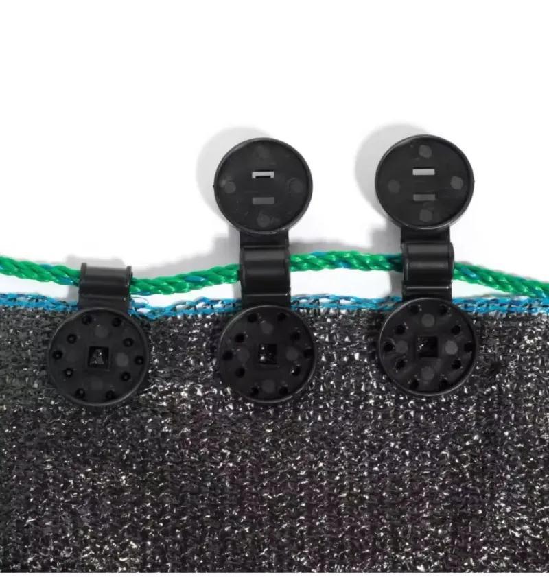 50Pcs/bag Awning Plastic Clips Outdoor Shade Cloth Net Clip Camping Garden Tool Garden Buildings Fence Net Fix Clamp Awning Hook