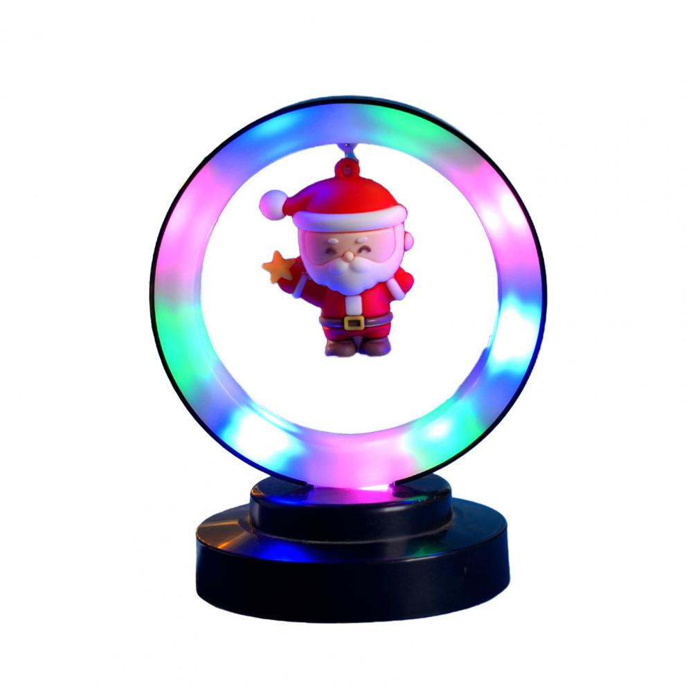 Christmas Night Light Decoration Hanging Santa Claus LED Table Lamp Holiday Party Home Bedroom Desktop Decorative Light