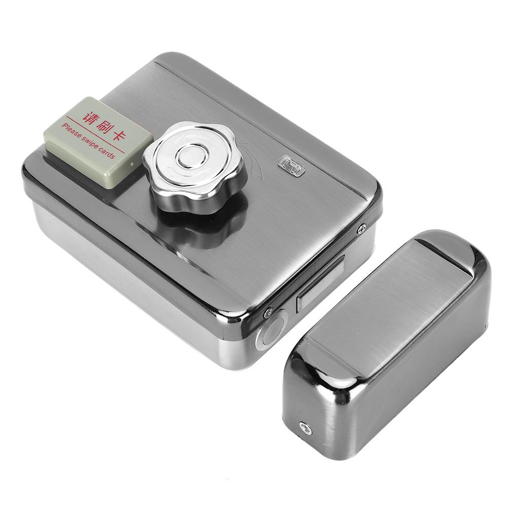 Stainless Steel Electric Door Lock ID Card Lock Access Control System with Remote Controller