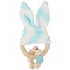 Wooden Handmade Colorful Beads with Rabbit Ear \'s Shape Hanging Decor for Baby