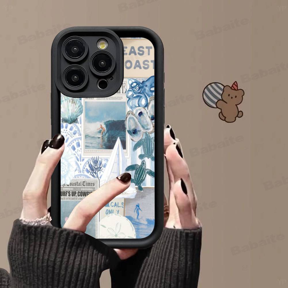 Милые Морские Жители, Крабы, Лобстеры TPU Чехол Для Телефона Для Iphone 17 16 15 14 13 12 11 Pro Max Plus Чехол