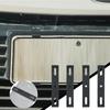 Car License Plate Holder 4PCS Weather-Proof Frameless License Plate Frame Car Tag Frame for Front and Rear Car Tags Exterior