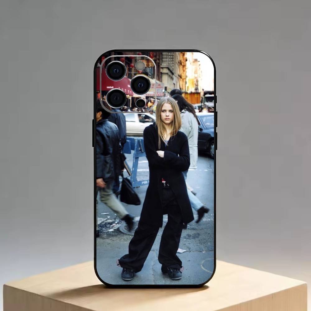 A-A-Avril Чехол для телефона Силиконовый Мягкий Для IPhone 17 16 15 14 13 12 11 X XR Plus Pro Max Plus