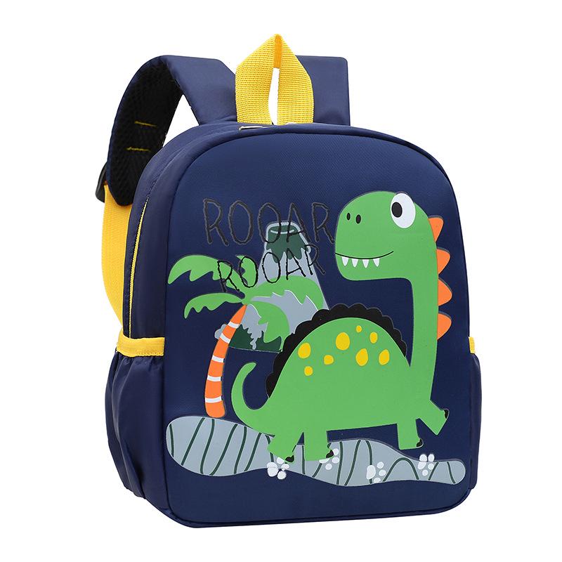 Kids' Cartoon Dinosaur & Spiderman Backpack for Boys Kindergarten