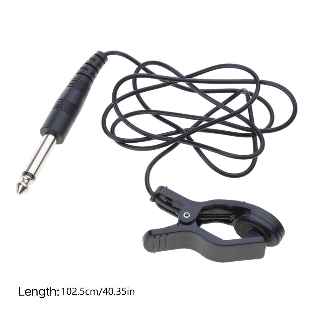 Акустический гитарный клип-он звукосниматель Универсальный пьезоконтактный микрофон для гитары, баса, мандолины, бузуки, скрипки, банджо, укулеле