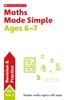 Книга Maths Made Simple Ages 6-7