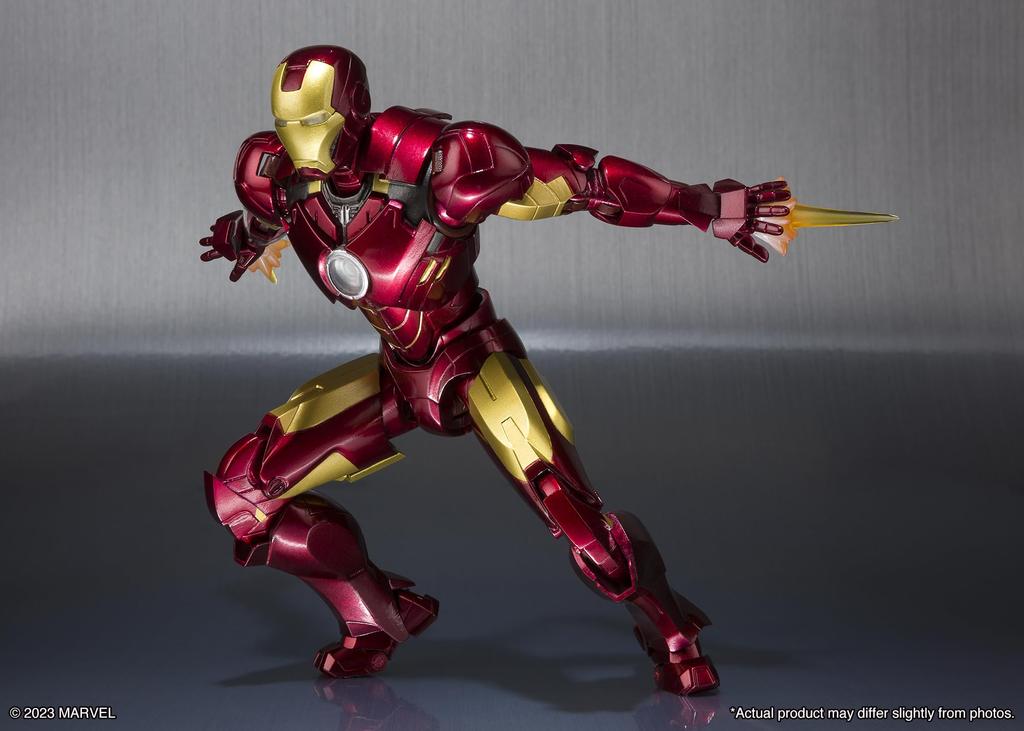 TAMASHII NATIONS Iron Man 2 Iron Man 15th Anniversary Bandai Spirits Action Figure MK-4 -S.H.Figuarts Ver.-, S.H.Figuarts