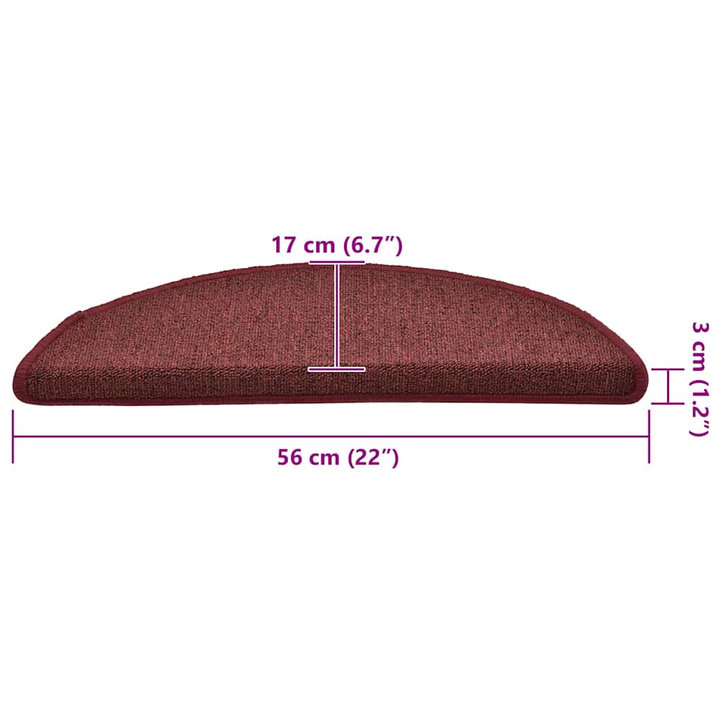 Maty Na Schody 30 Szt. Czerwone 56X17X3 Cm