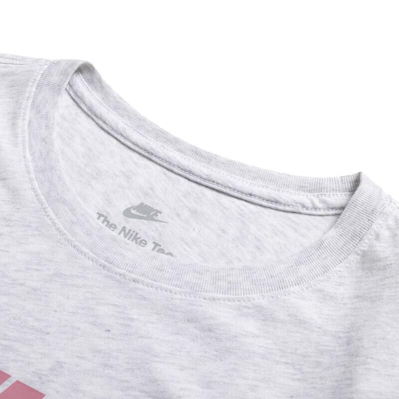 Новая женская футболка Nike Essentials SS25 серого цвета DX7907-052