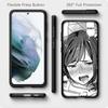 Для Samsung Galaxy S25 S24 S23 iPhone 17 16 15 Xiaomi Redmi Note 14 13 12 11 Plus Pro Max Чехол Ahegao Hentai Манга Аниме Девушка Waifu OPPO Huawei Обложка