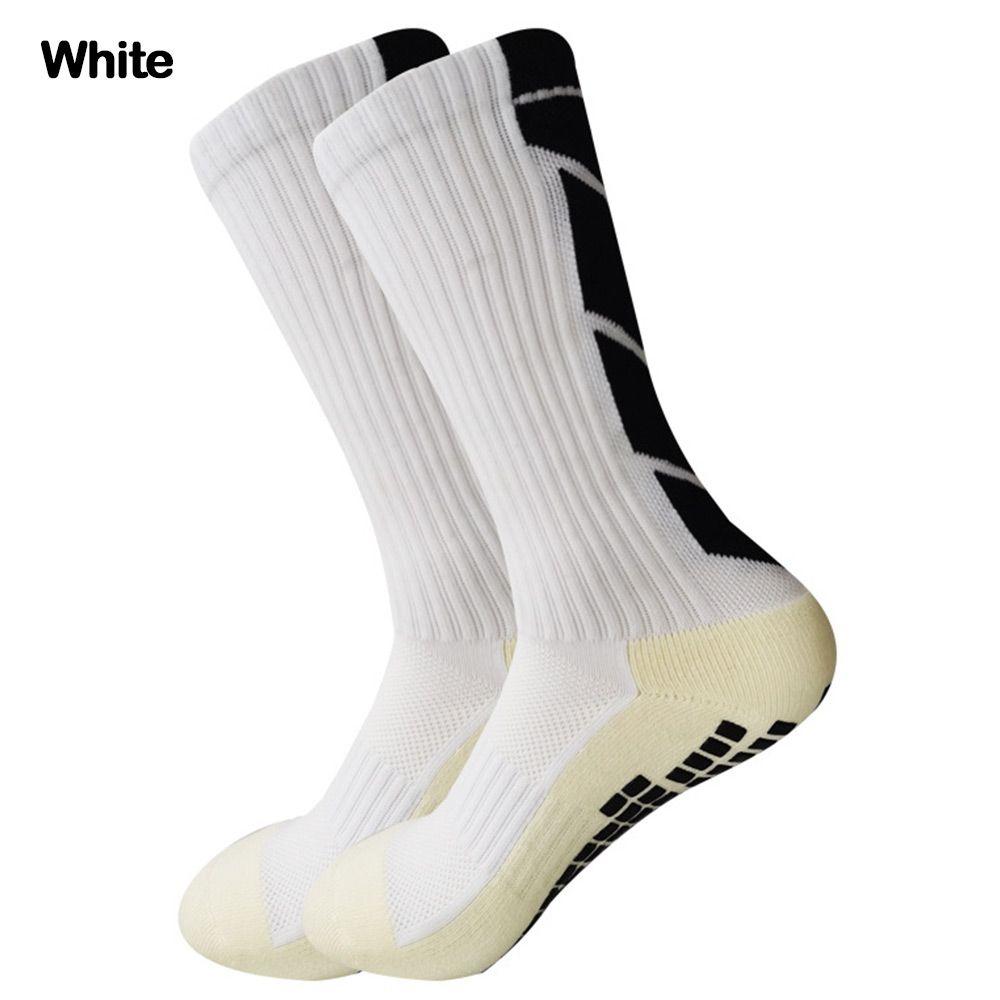 Носки для велоспорта, дышащие, нескользящие, футбольные, спортивные, средней длины