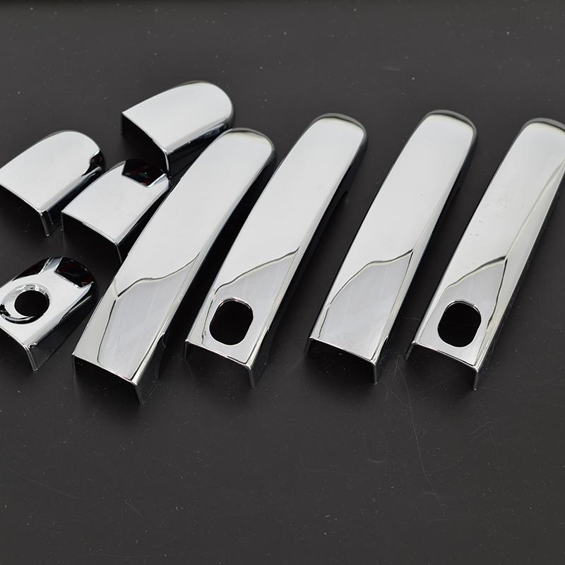 For Ford Tourneo Connect 2013-2018 Accessory Glossy Chrome Silver Car Side Door Handle Covers Trim 2014 2015 2016