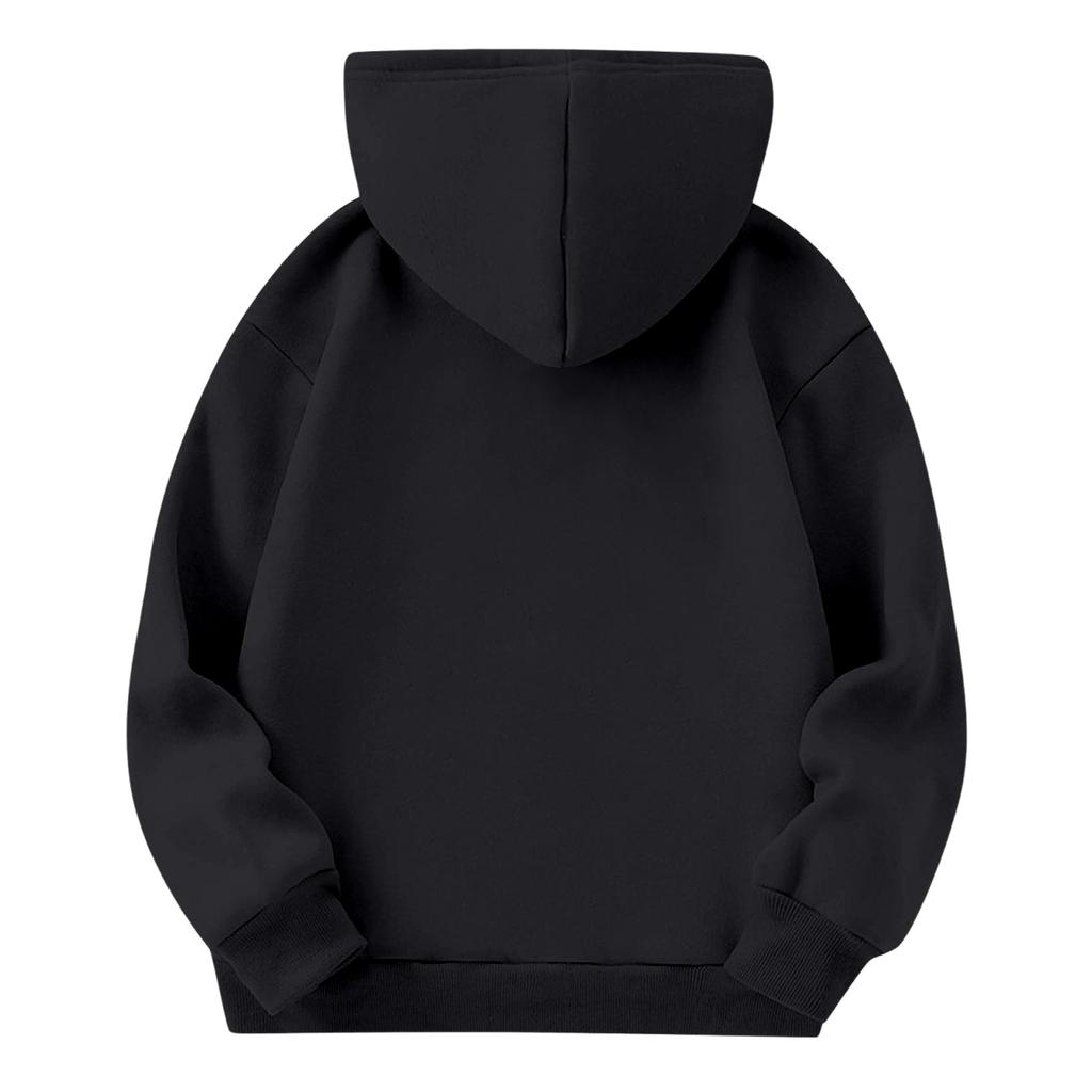 Child Fashion Lightweight Long Sleeve Pullover With Pockets  Print Hoodie