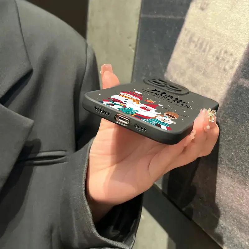 Рождественский узор TPU чехол для телефона для Redmi Note 13 12 11 Pro Plus 5G 12S 11S 11 10S Redmi 13C 12 4G силиконовый мягкий чехол