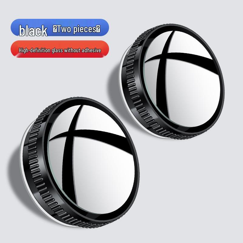360° Adjustable Round Blind Spot Mirror - Suction Cup Rearview with Wide Angle View