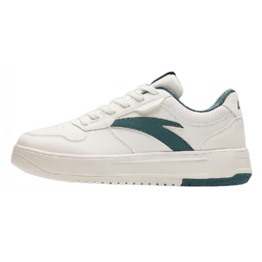 Anta Comfortable Versatile Non-Slip Low-Top Skate Shoes Men Sneaker White Green 112418016-1