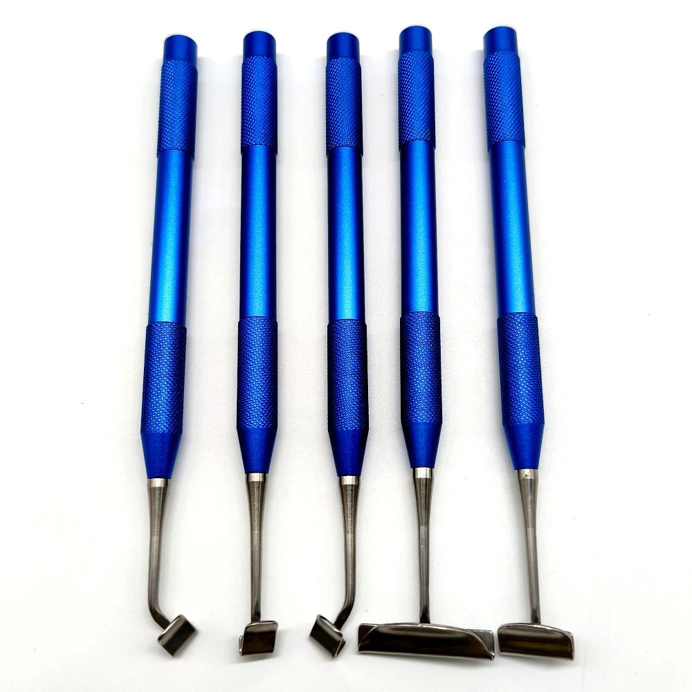 Зубной имплантат, набор мягкой щетки, стоматологический хирургический инструмент для лингвального лоскута, надкостничный редуктор, надкостничный сепаратор для разреза