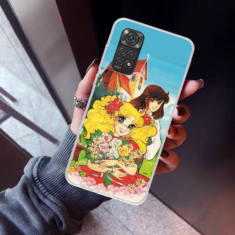 Candy 90s Anime Phone Case For Xiaomi Redmi Note 10 11 12 13 14 15 Pro Plus 11S 12S 14S 11T 11E 10S Soft TPU Back Cover Redmi No