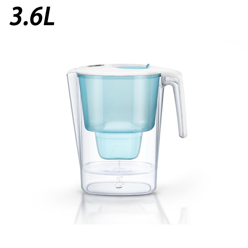 Бытовой кувшин-фильтр для воды Удаляет накипь и хлор Большая емкость Стерилизует и уменьшает содержание хлора