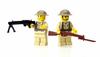 Battle Bricks WW1 US Infantry Doughboy Soldier Set of 2 Minifigures (World War II)