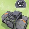 Кошачья сумка складная большая вместимость для кошек на открытом воздухе в автомобиле расширяемая портативная сумка для домашних животных дышащая диагональная сумка для кошек и собак