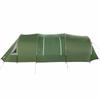 4 Person Tunnel Tent with Awning Green and White 778 x 356 x 210 cm