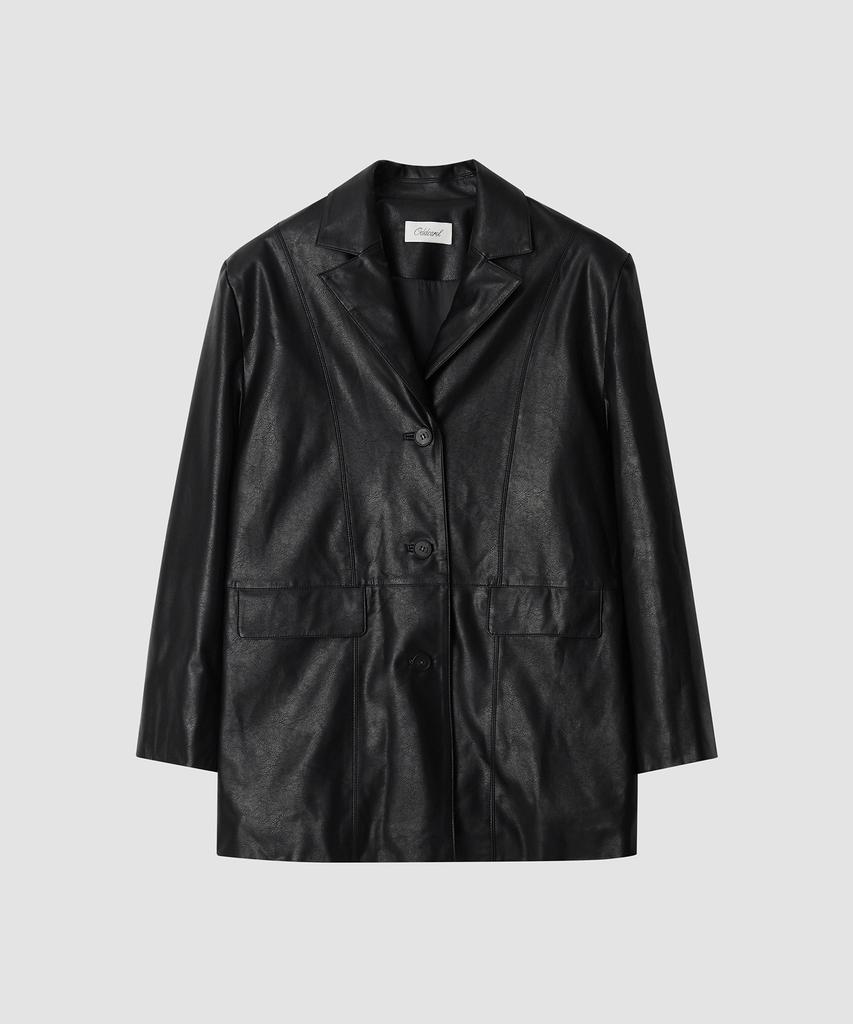 ODDCAROL Jude Leather Jacket_Black